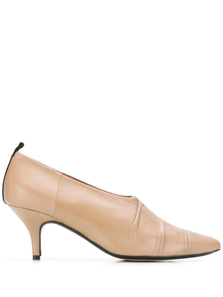 Joseph Draped Detail Pumps - Brown