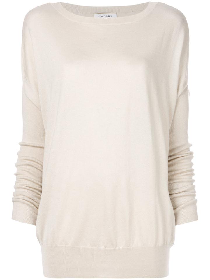 Snobby Sheep Classic Knitted Sweater - Nude & Neutrals