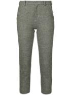 Loveless Slim-fit Cropped Trousers - Grey