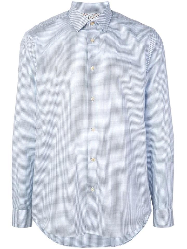 Paul Smith Checked Shirt - Blue