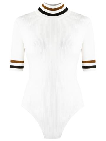 Haight Ribbed Swimsuit - White