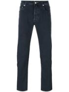 Jacob Cohen Stretch Straight Jeans, Men's, Size: 38, Blue, Cotton/spandex/elastane
