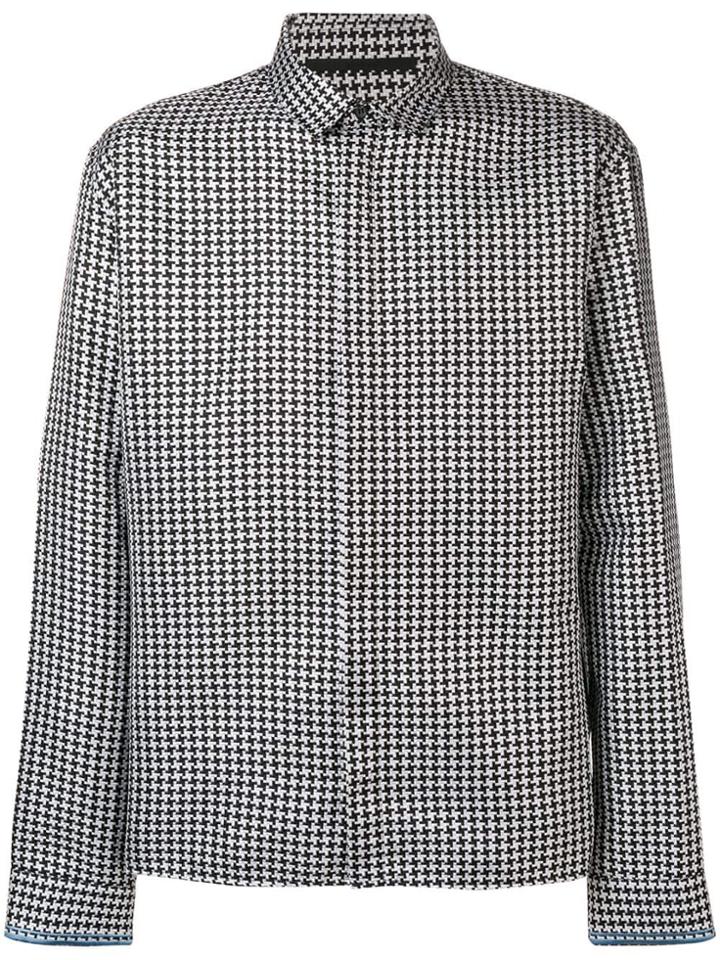 Haider Ackermann Houndstooth Print Shirt - Black