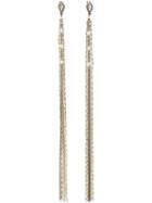 Loree Rodkin Diamond Tassel Chain Earrings, Women's, Metallic