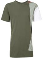 11 By Boris Bidjan Saberi Patch Panelled T-shirt - Green