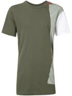 11 By Boris Bidjan Saberi Patch Panelled T-shirt - Green