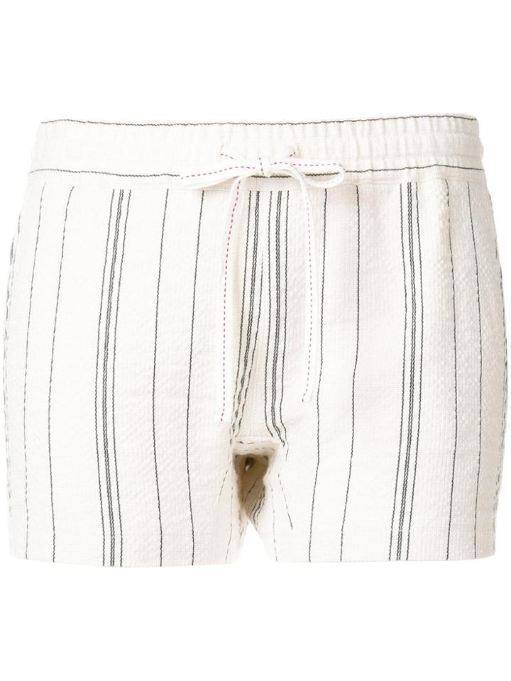 See By Chloé Striped Shorts - White