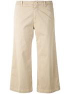 P.a.r.o.s.h. - Cotinto Cropped Trousers - Women - Cotton/spandex/elastane - Xl, Nude/neutrals, Cotton/spandex/elastane