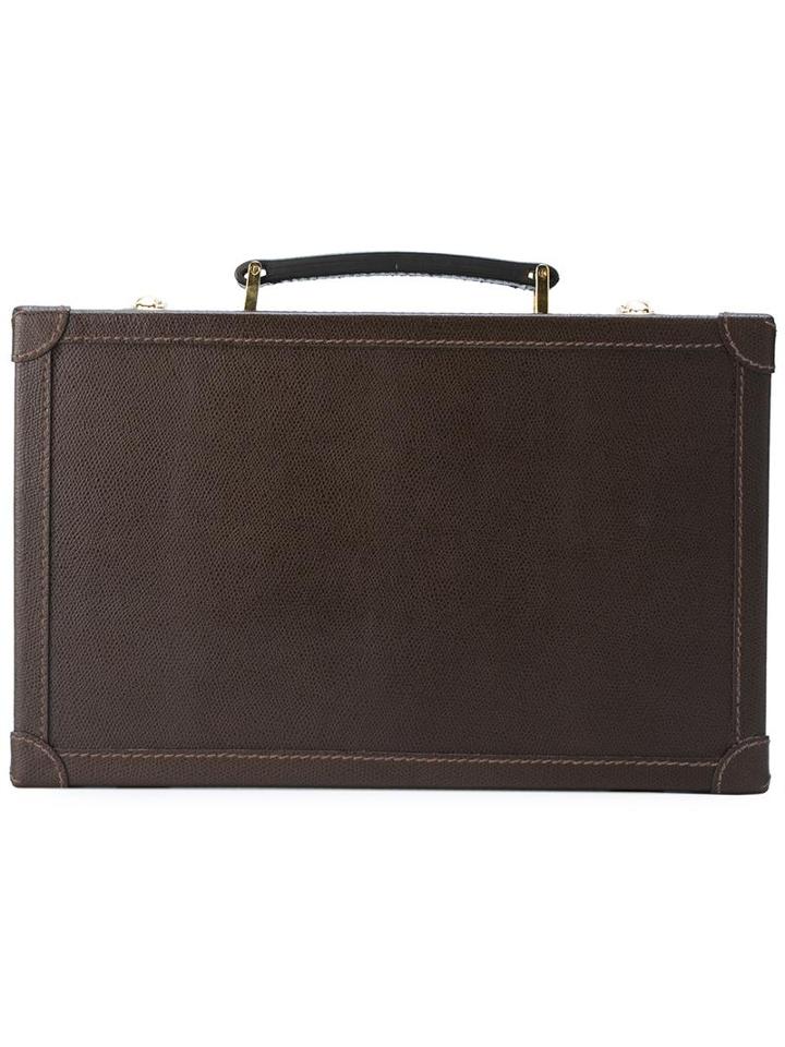 Family Affair 'fatray' Tote, Adult Unisex, Brown, Wood/calf Leather