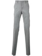 Estnation - Puppytooth Suit Trousers - Men - Polyester/polyurethane/wool - 50, Grey, Polyester/polyurethane/wool