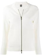 Lorena Antoniazzi Zip-up Cardigan - White