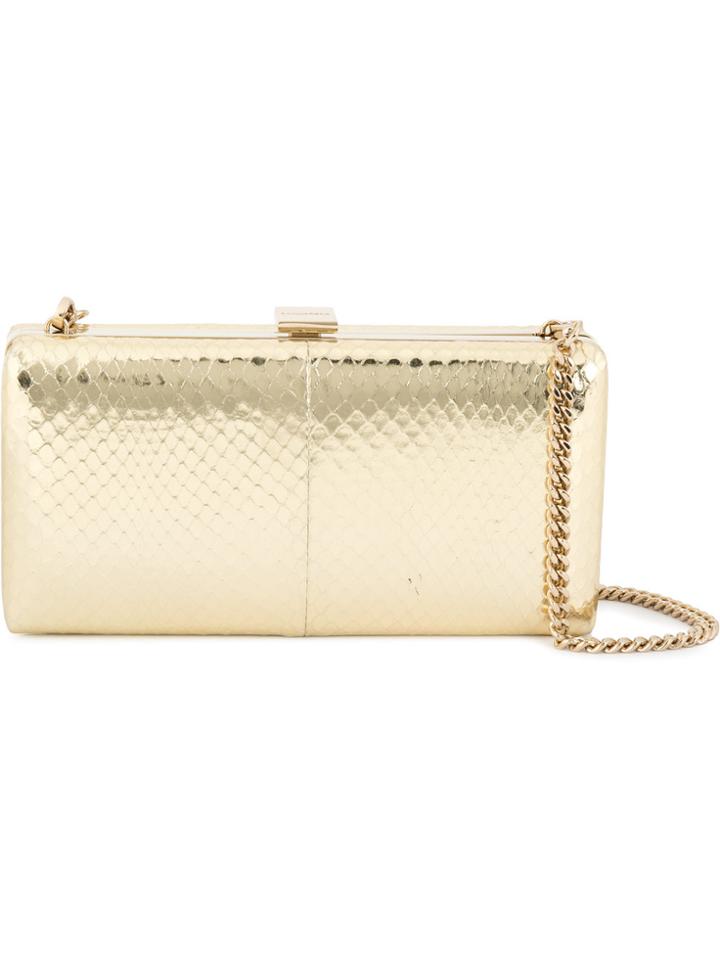 Dsquared2 Box Clutch Bag - Metallic