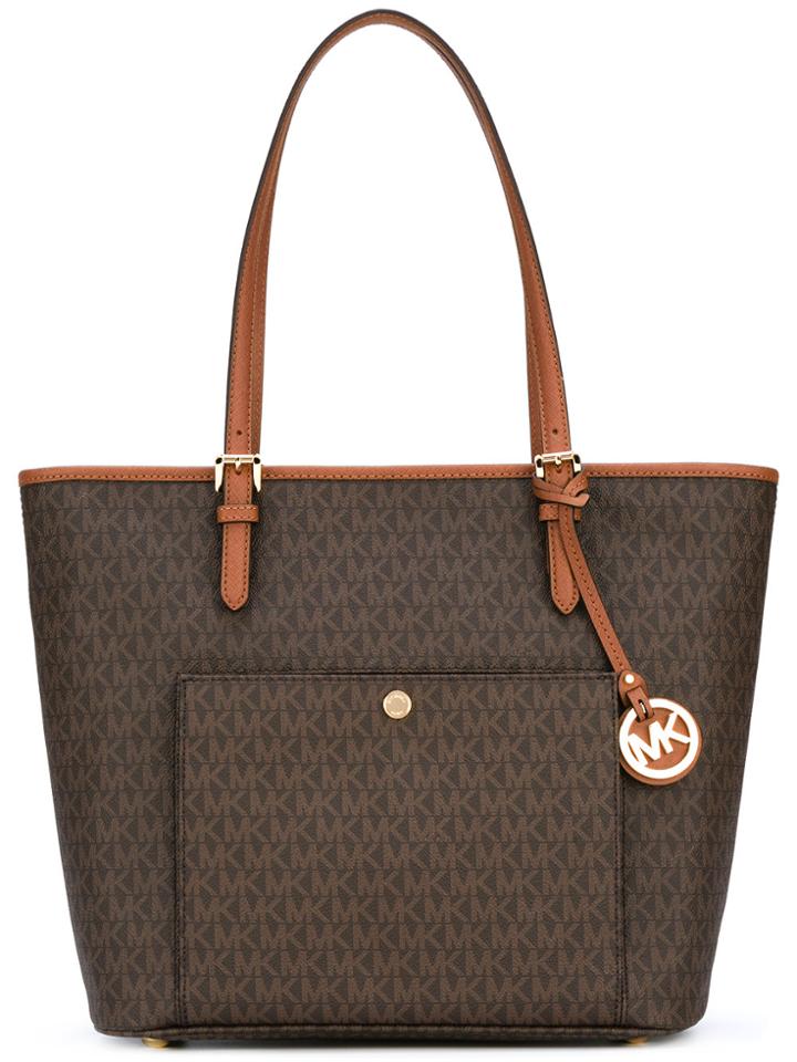 Michael Michael Kors Jet Set Travel Large Tote - Brown