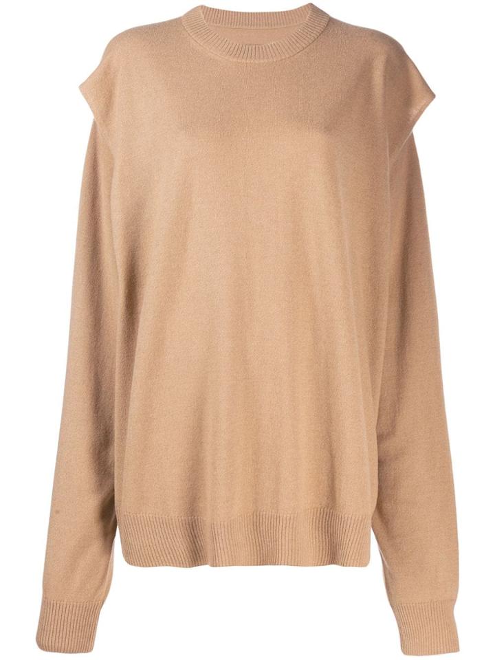 Maison Margiela Split Seam Jumper - Brown