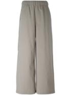 Cristaseya Low Waist Palazzo Pants, Women's, Size: Xs, Grey, Cotton