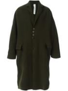 Damir Doma 'copernico' Coat, Men's, Size: Medium, Green, Polyamide/virgin Wool