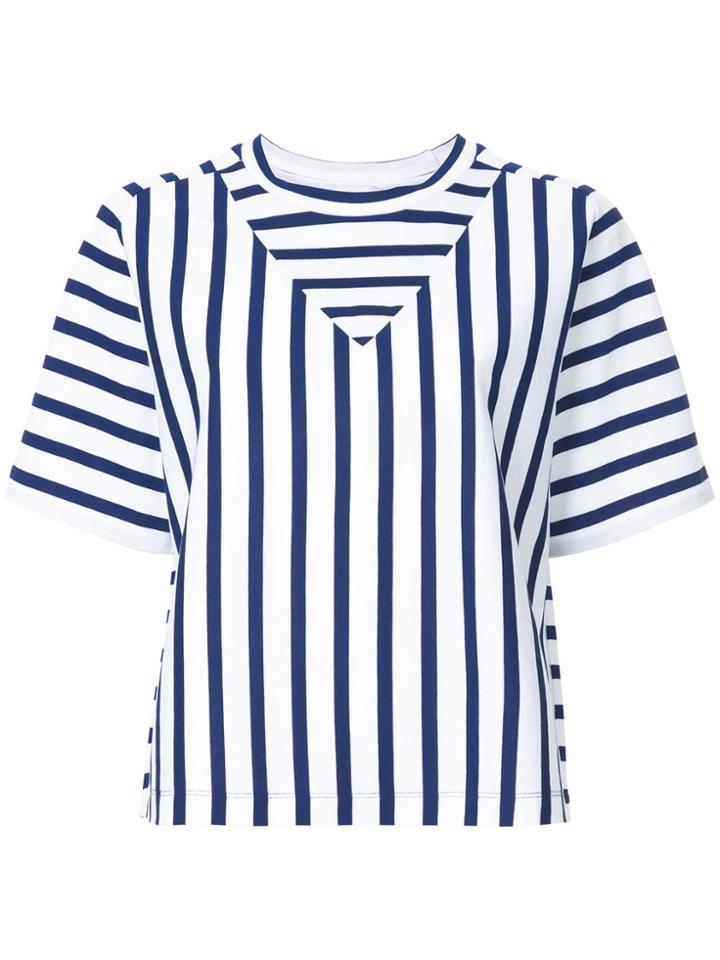 Ck Calvin Klein Basque Stripe T-shirt - Blue
