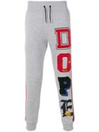 Hydrogen Dope Patch Track Pants - Grey