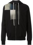 Rick Owens Drkshdw Patched Zipped Hoodie