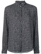 Ps Paul Smith Star Embroidered Blouse - Blue
