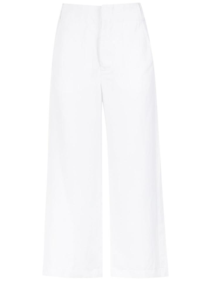 Tufi Duek Wide Leg Cropped Trousers - Unavailable