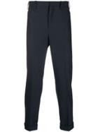 Neil Barrett Contrast Stripe Tailored Trousers - Blue