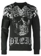Philipp Plein - Lava Sweatshirt - Men - Cotton/polyurethane/viscose - L, Black, Cotton/polyurethane/viscose