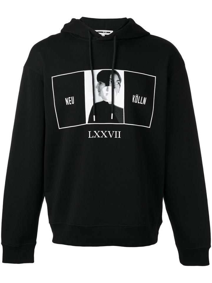 Mcq Alexander Mcqueen - Neukölln Print Hoodie - Men - Cotton - S, Black, Cotton