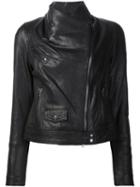 Vince Biker Jacket, Women's, Size: Small, Black, Lamb Skin