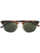 Saint Laurent Eyewear 'classic Sl 108' Sunglasses - Brown