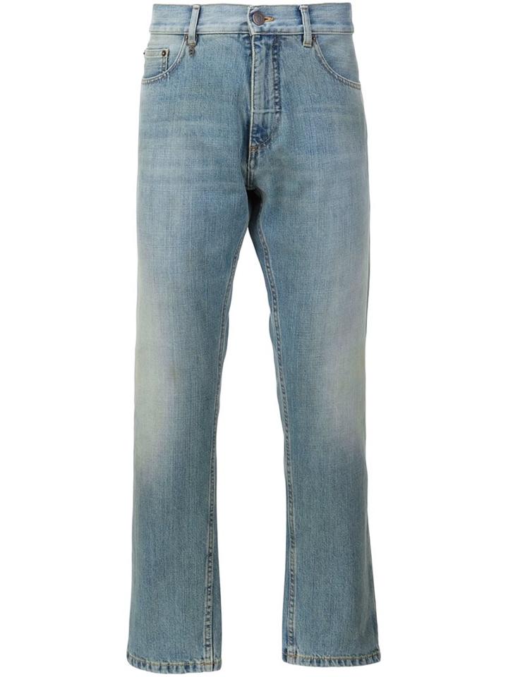 Marc Jacobs Straight Leg Jeans, Men's, Size: 52, Blue, Cotton
