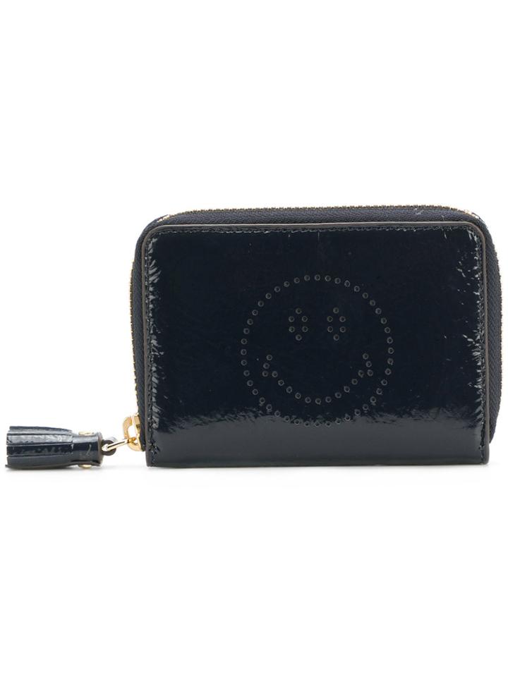 Anya Hindmarch Compact Smiley Wallet - Blue