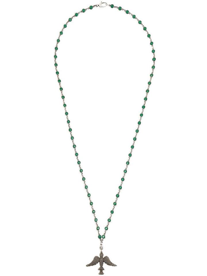 Gucci Bird Pendant Necklace, Women's, Metallic