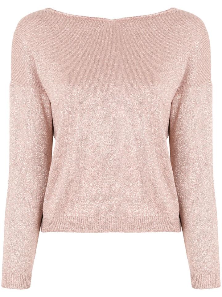 Blanca Round Neck Jumper - Pink