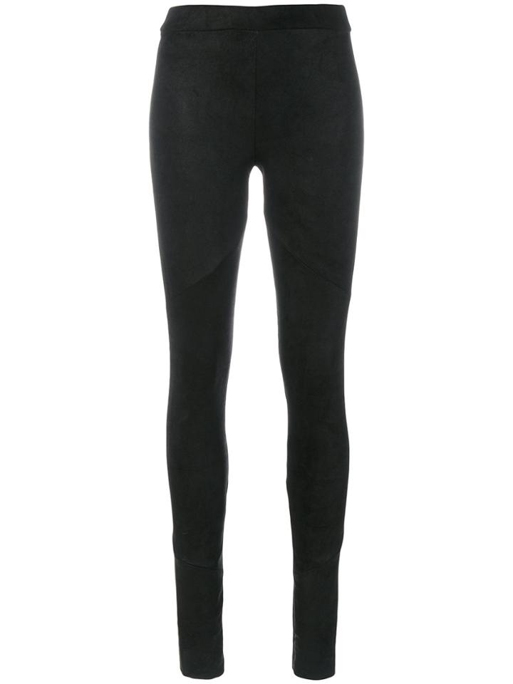 Isabel Benenato Skinny Trousers - Black