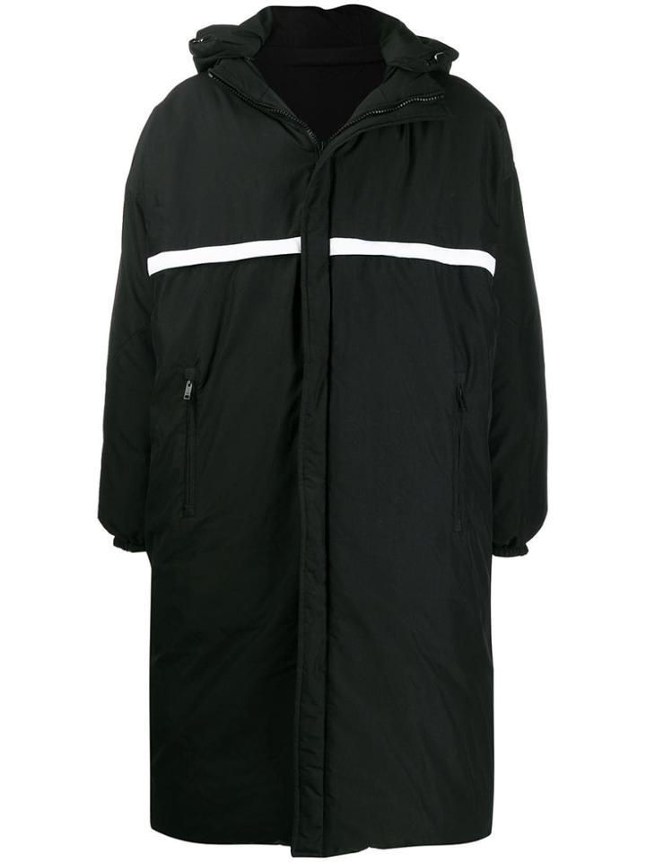 Givenchy Graphic Logo Coat - Black