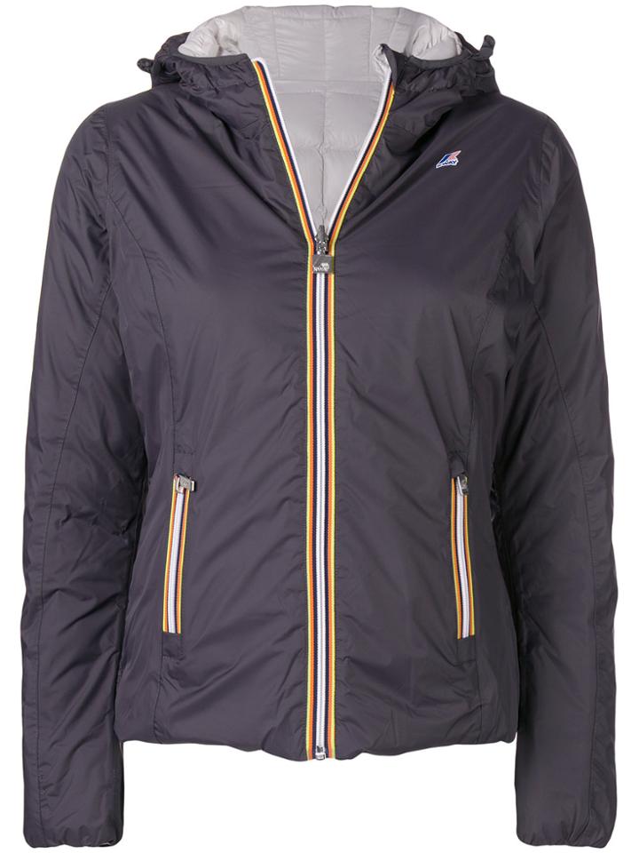 K-way Zipped Padded Jacket - Grey