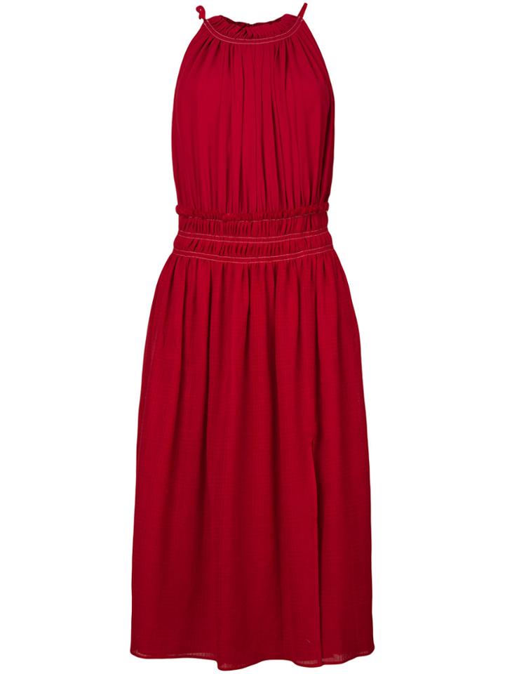 Altuzarra Side Slit Beach Dress - Red