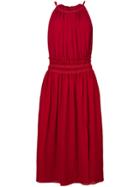 Altuzarra Side Slit Beach Dress - Red