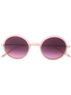 Garrett Leight Playa Sunglasses - Pink & Purple