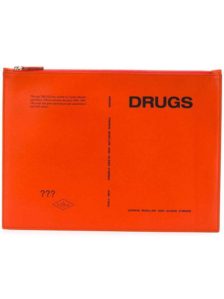 Raf Simons Drugs Clatch Bag - Yellow & Orange