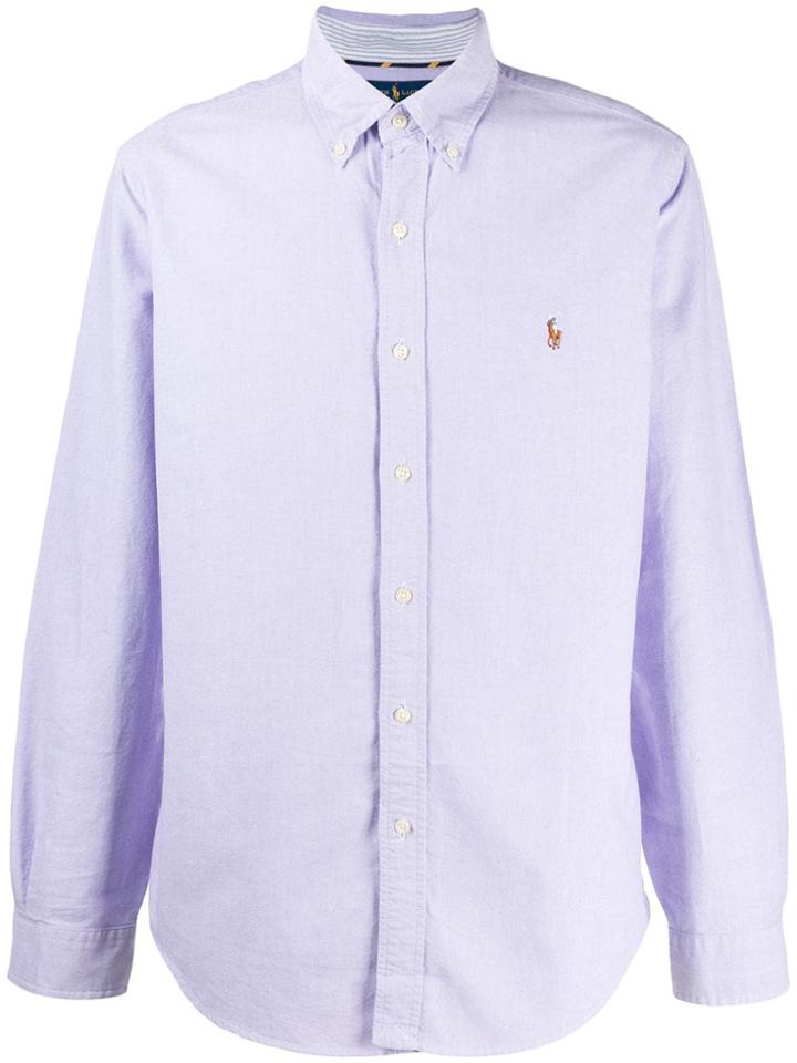 Polo Ralph Lauren Embroidered Logo Shirt - Purple
