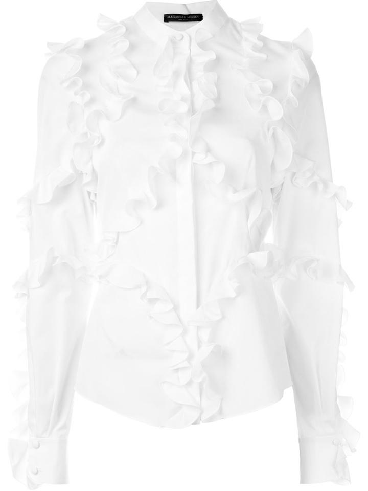 Alexander Mcqueen Ruffled Blouse