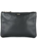 Jil Sander Flat Clutch Pouch - Black