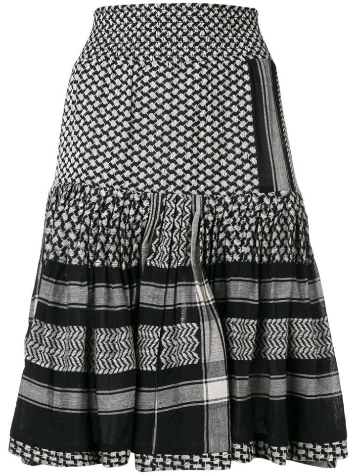 Cecilie Copenhagen Flared Midi Skirt - Black