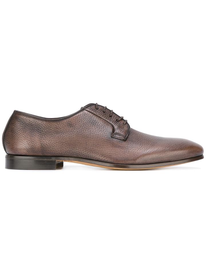 Fabi Grained Derbies - Brown