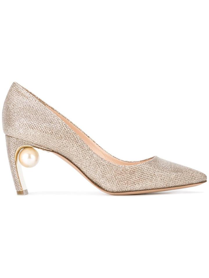 Nicholas Kirkwood Maeva Pearl Pumps - Metallic
