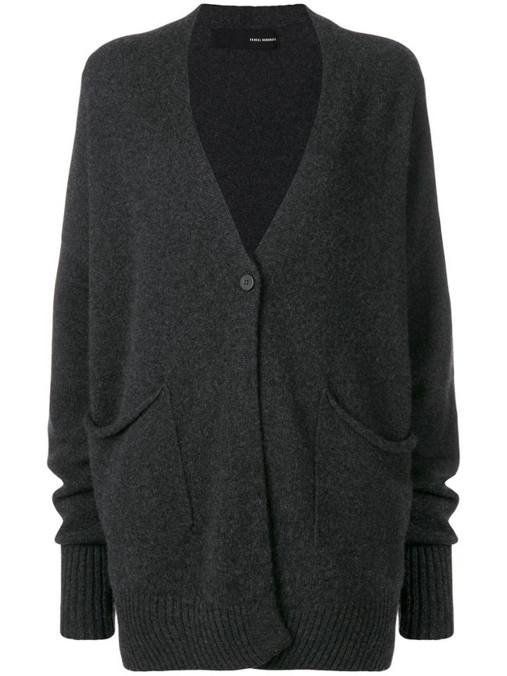 Isabel Benenato Loose Cashmere Cardigan - Grey
