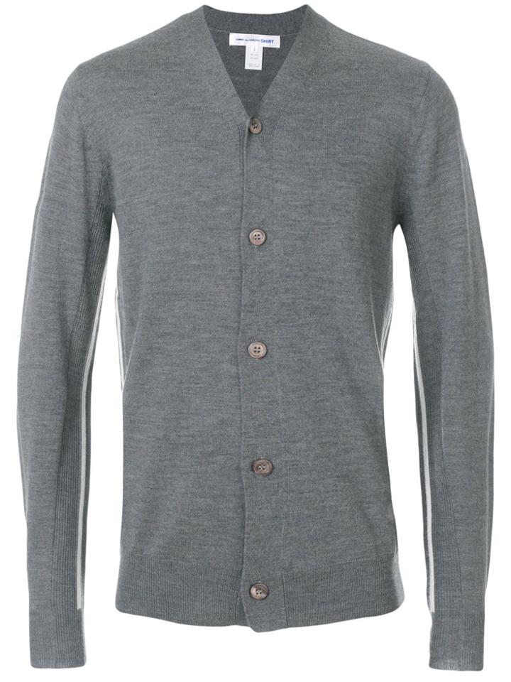 Comme Des Garçons Shirt Button Up Cardigan - Grey