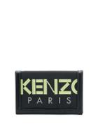 Kenzo Foldover Logo Wallet - Black